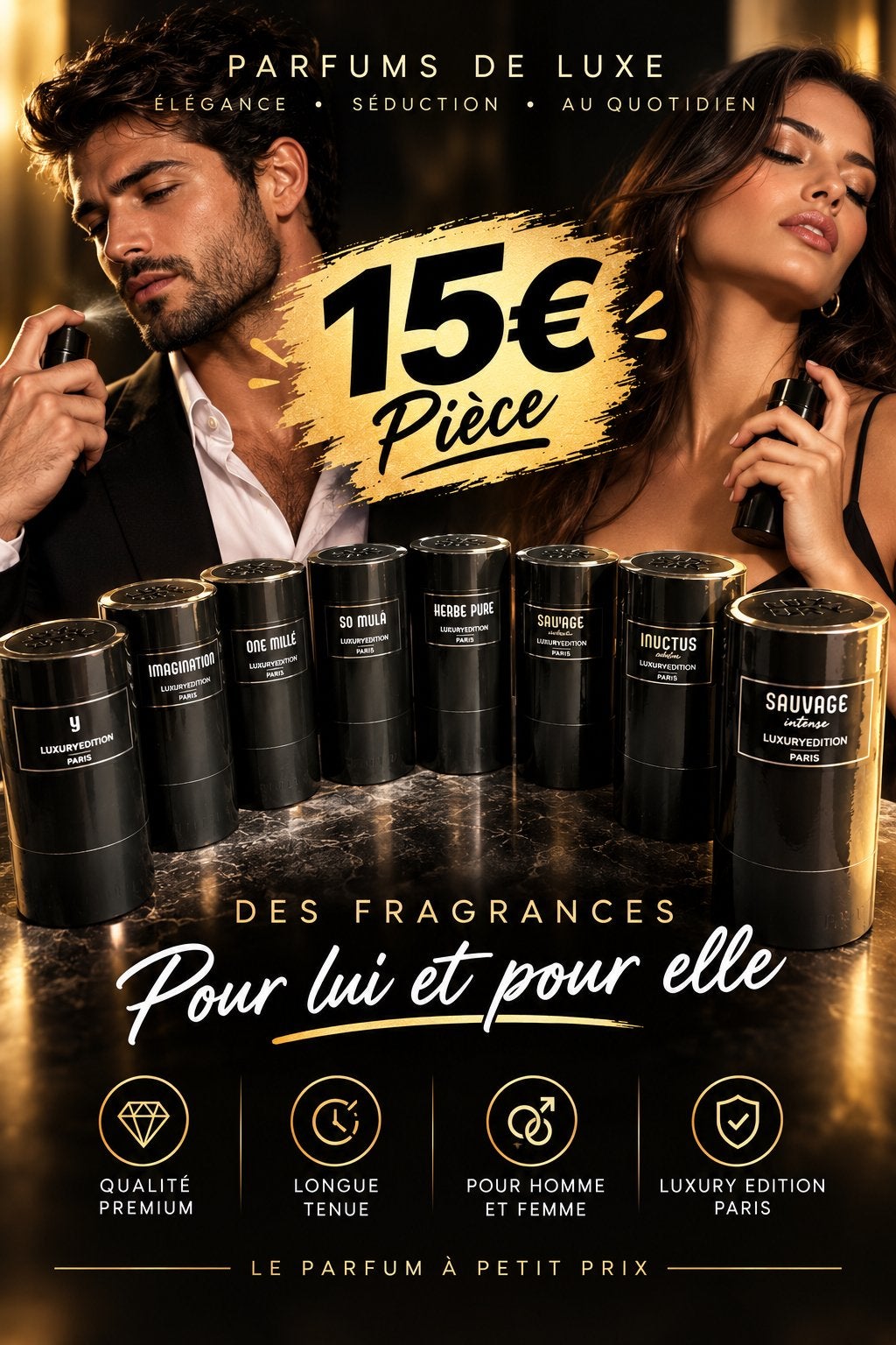 Parfum luxury, Handtassen en Accessoires, Ophalen, Zo goed als nieuw