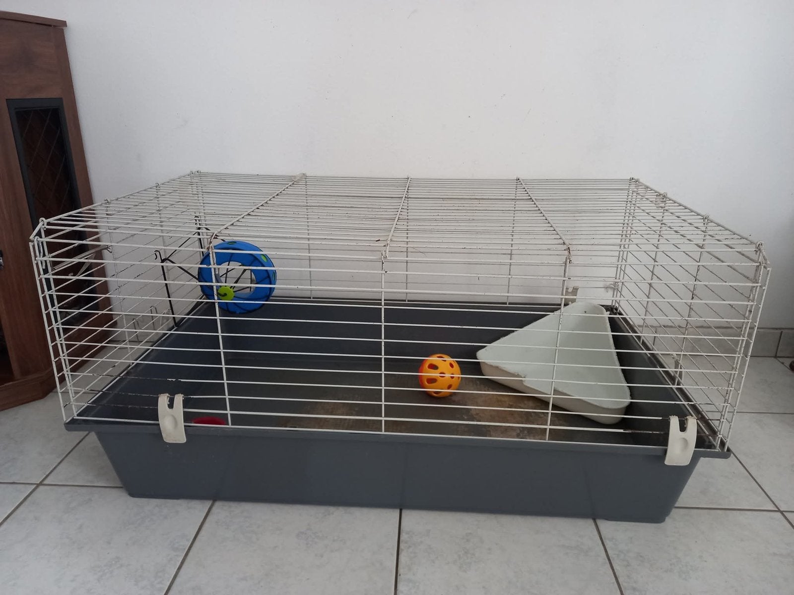 Konijnenkooi voor binnen, Dieren en Toebehoren, Knaagdieren en Konijnen | Hokken en Kooien, Kooi, Gebruikt, Konijn, 75 tot 110 cm