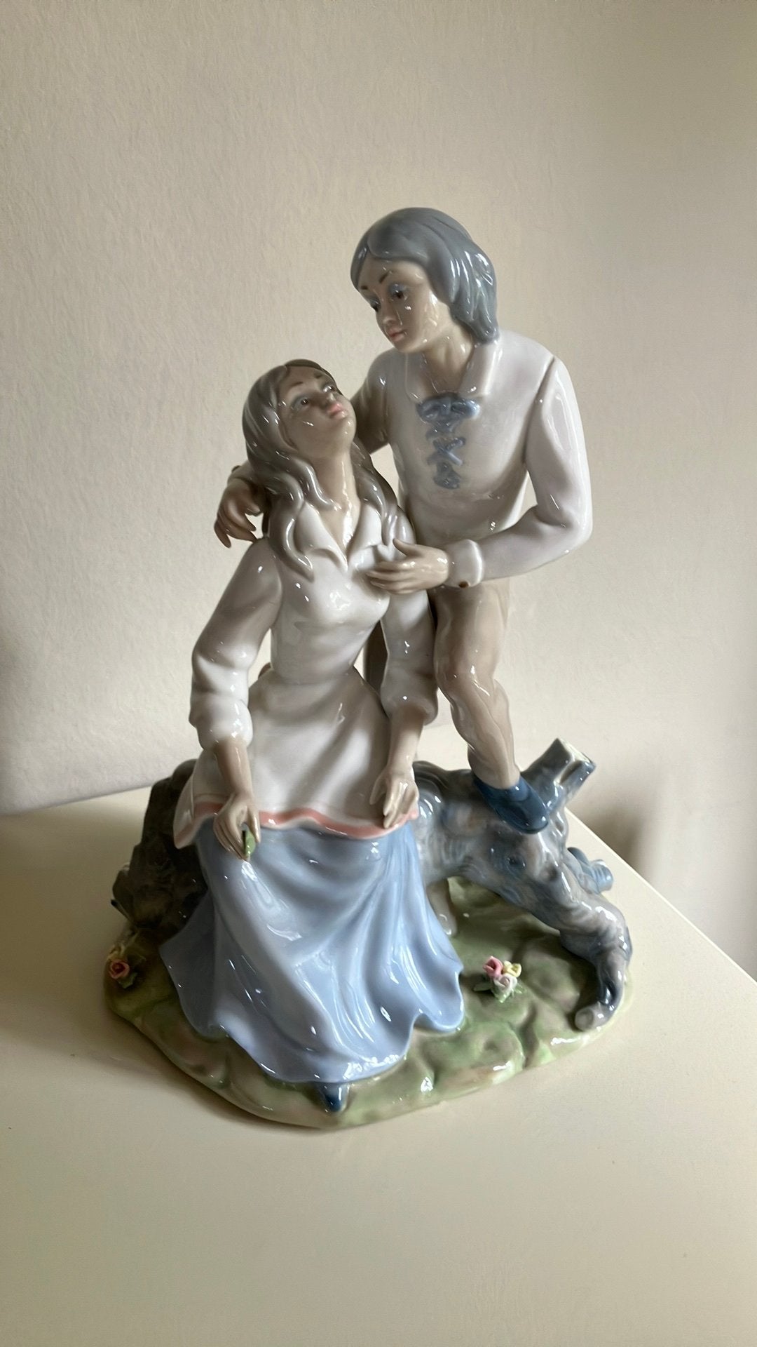 Porseleinen beeld romantisch koppel, Ophalen