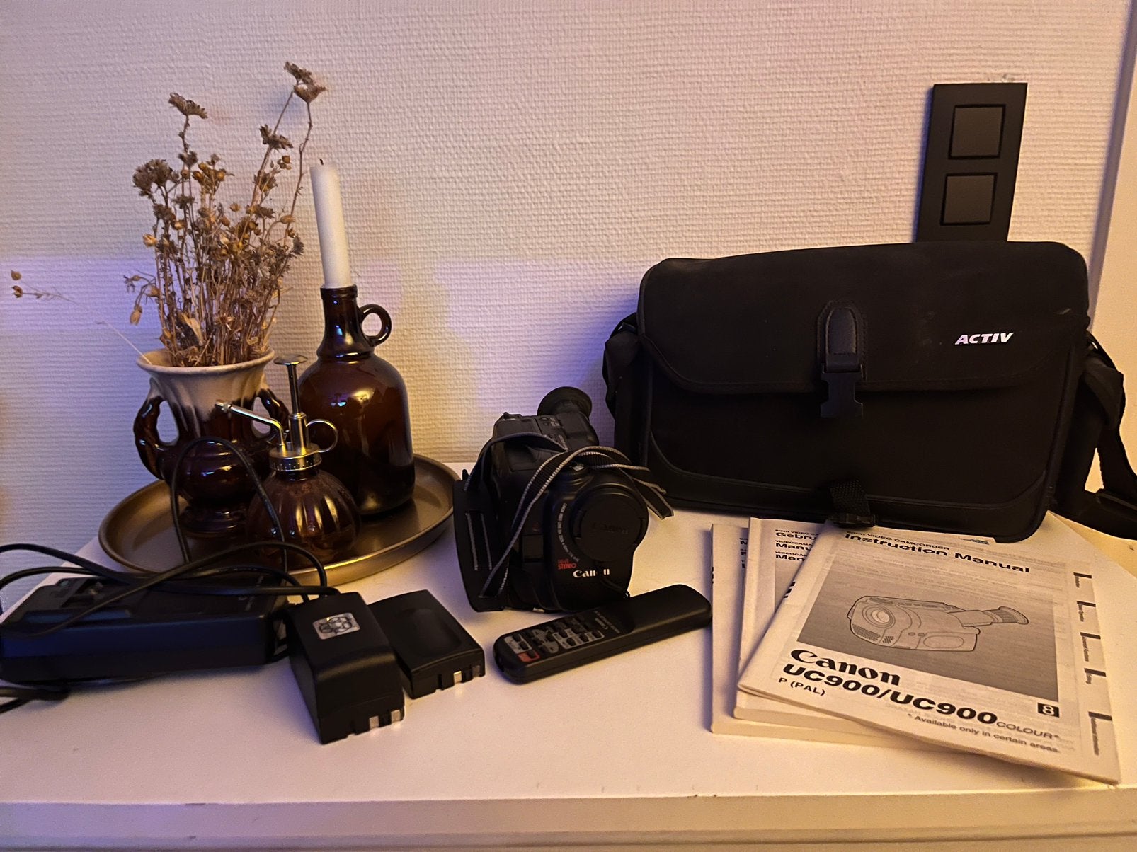 Vintage Canon UC900 camcorder, Audio, Tv en Foto, Gebruikt, Canon, Overige soorten, Ophalen of Verzenden