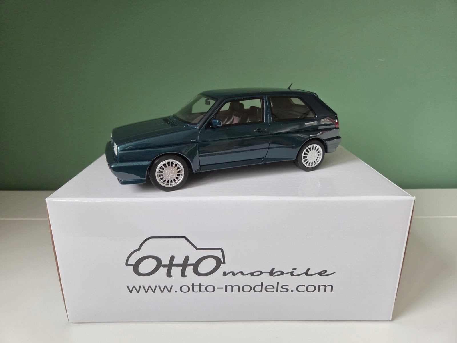 Otto Mobile 1:18 Volkswagen Rallye Golf 1990 (OT892), Hobby en Vrije tijd, Ophalen of Verzenden, Gebruikt, Auto, OttOMobile