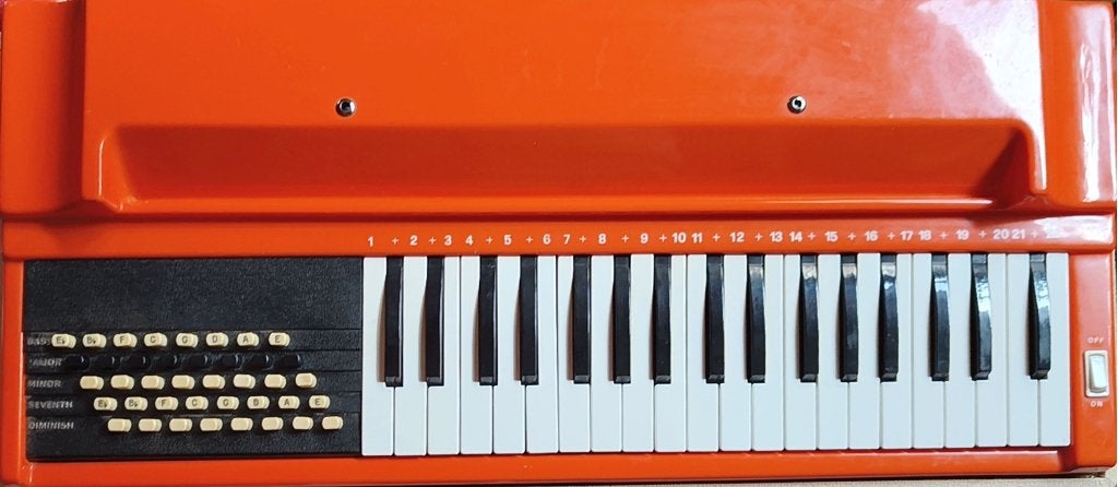Vintage orgeltje Tempo italiaanse design prachtig jaren 70
