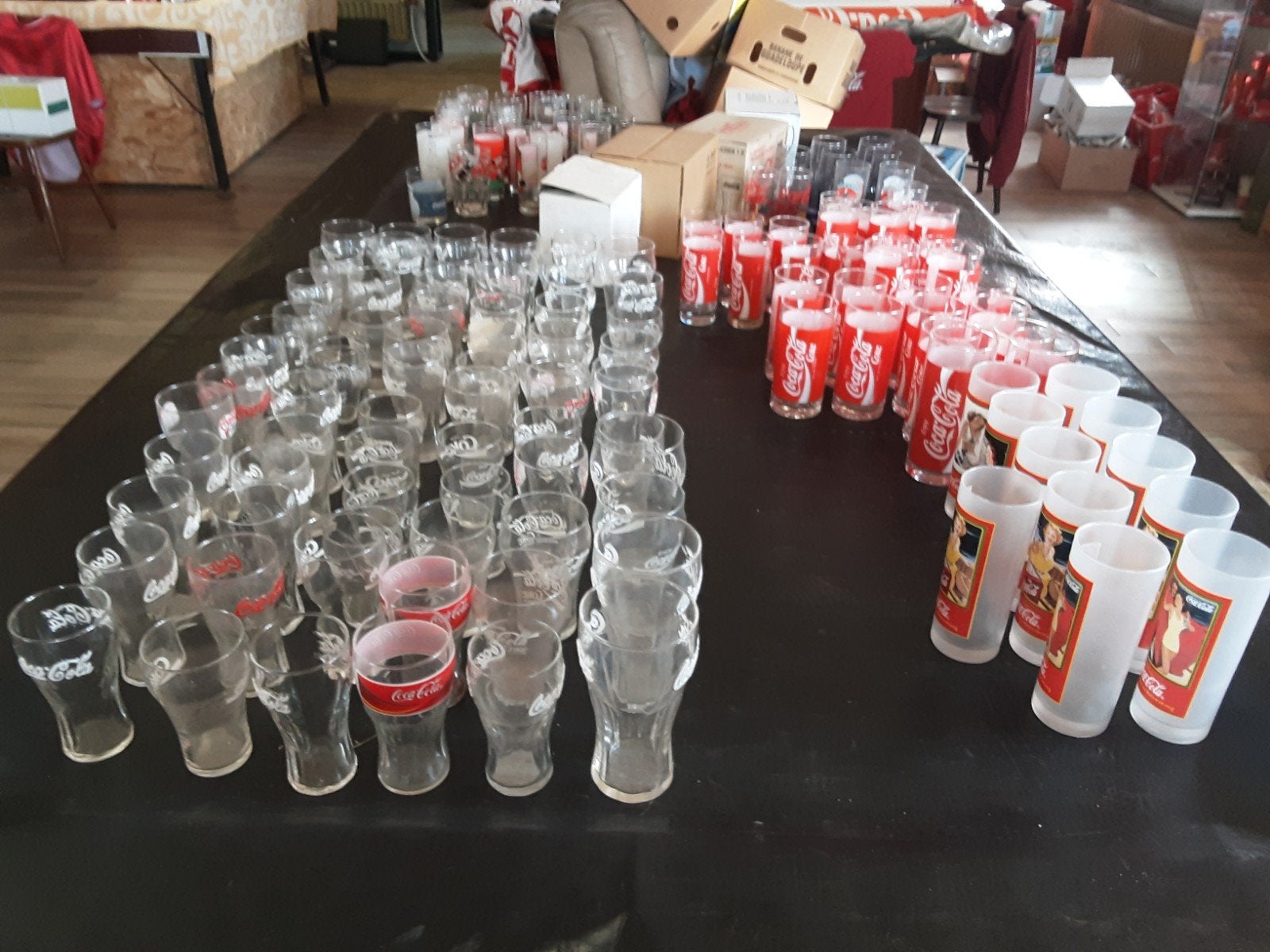 diverse glazen coca Cole merk, Ophalen, Gebruikt, Frisdrankglas