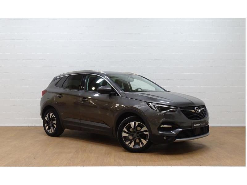 Opel Grandland X 1.2T Innovation automaat+leder+gps+camera+p, Stof, Gebruikt, Automatische klimaatregeling, 5 zetels