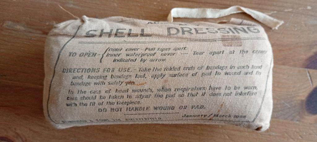 Grand pansement de combat anglais 1944, Verzamelen, Militaria | Tweede Wereldoorlog, Overige soorten, Ophalen