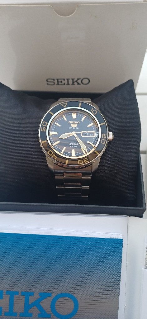 SEIKO FITHY FIVE FATOMS OMAGE, Ophalen, Staal, Polshorloge, Nieuw