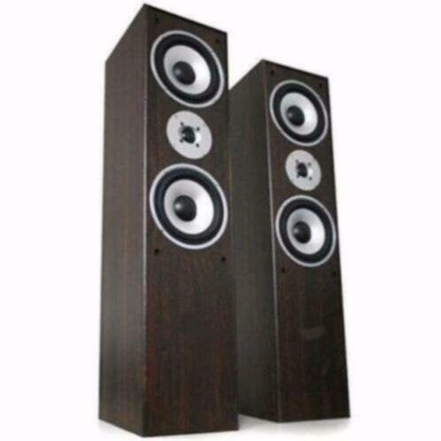 3 Weg HiFi bass reflex speakers 180 Watt Max Bruin, Audio, Tv en Foto, Ophalen of Verzenden, Nieuw, Overige merken