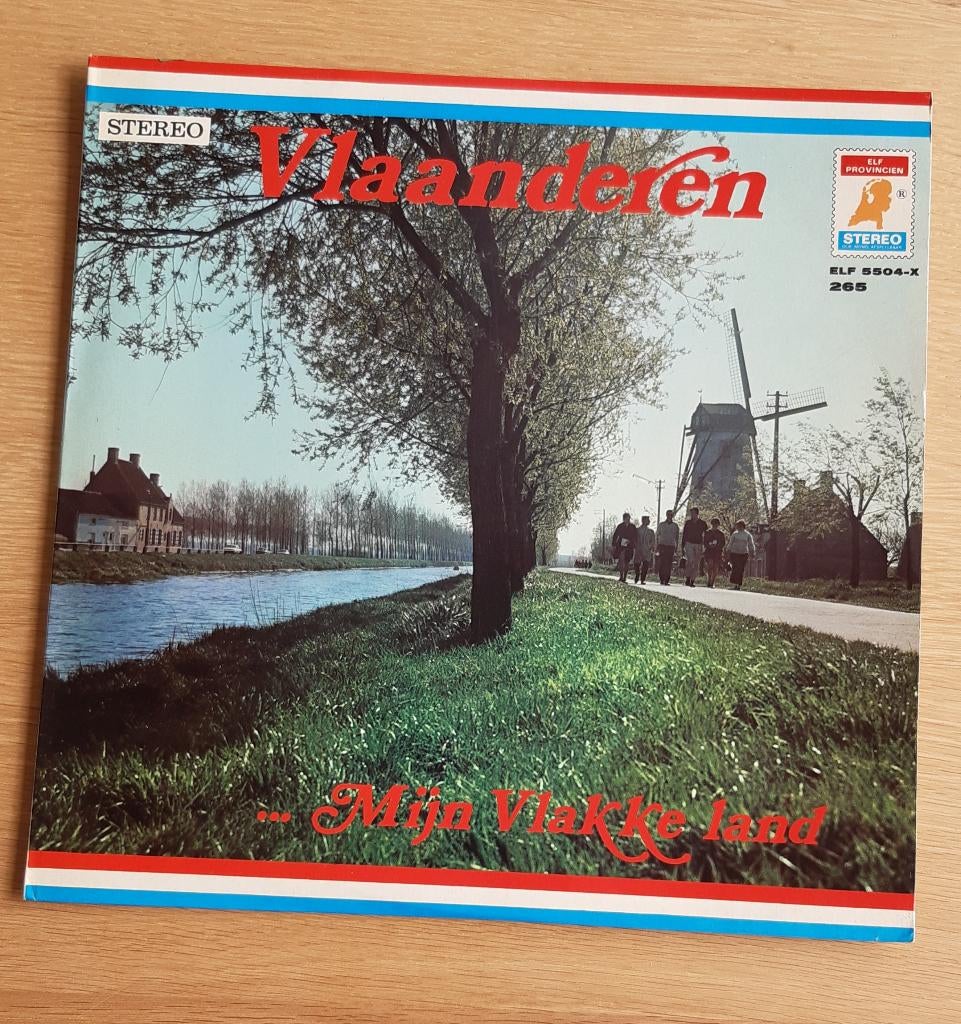 Vinyl LP Vlaanderen...Mijn vlakke land, Cd's en Dvd's, Ophalen of Verzenden, Zo goed als nieuw, Streekmuziek