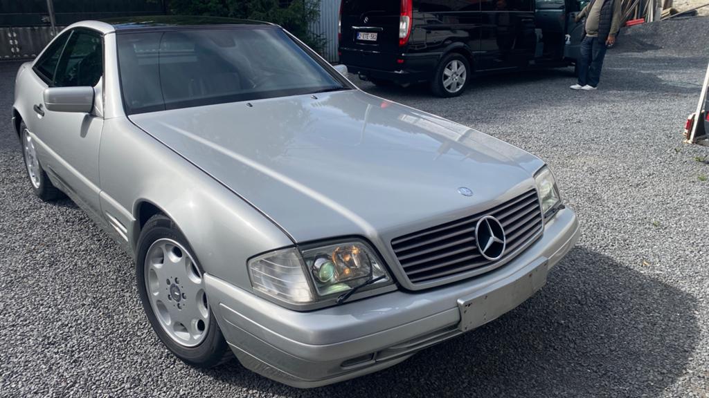 Mercedes-Benz sl280, Autos, Argent ou Gris, Achat, Noir, 2 portes