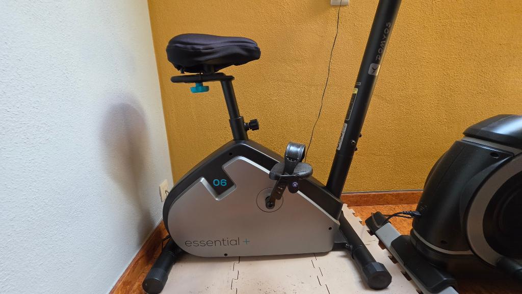 Vélo d'appartement Domyos, Sport en Fitness, Fitnessapparatuur, Ophalen, Zo goed als nieuw, Metaal, Benen