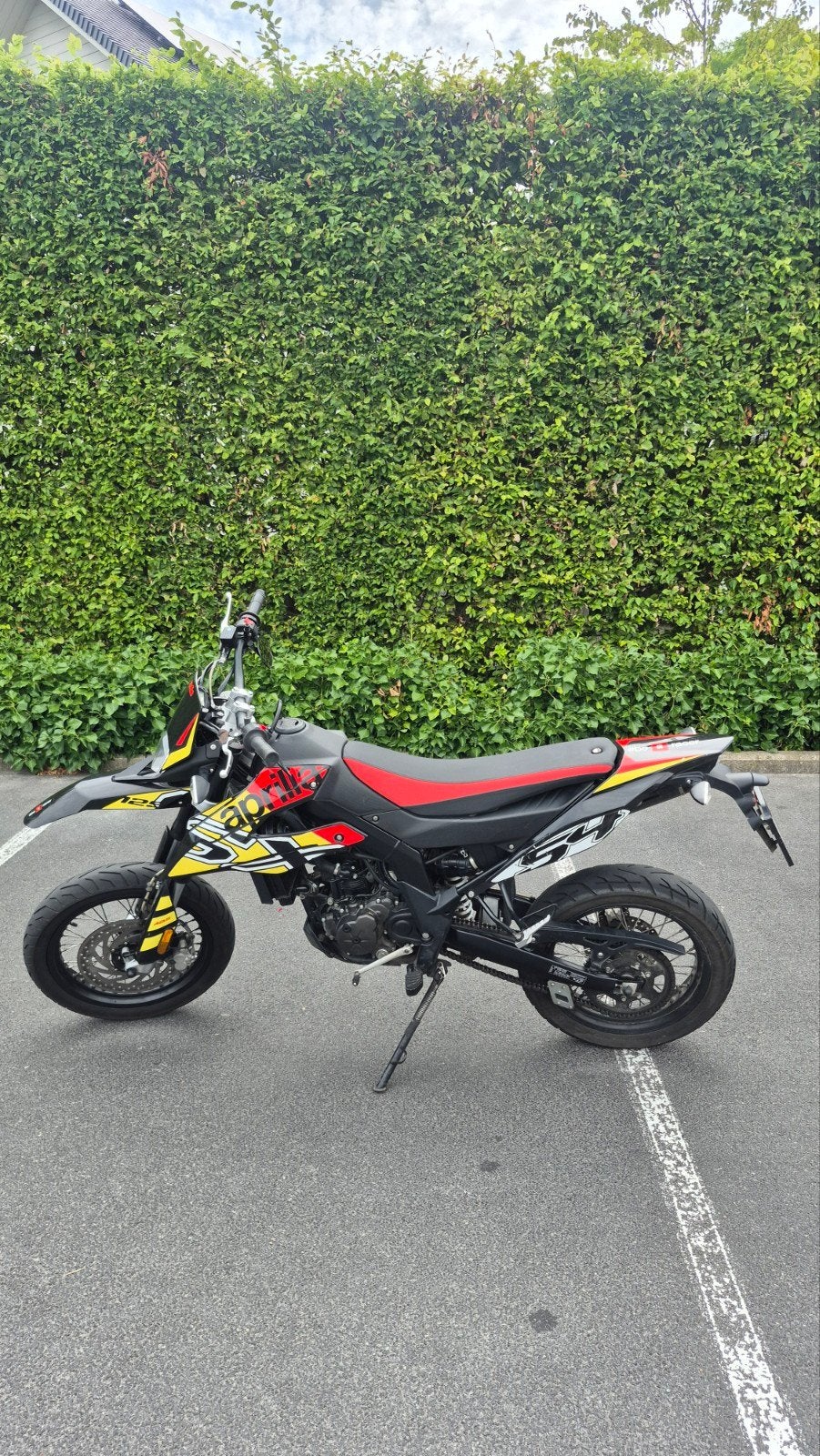 Aprilia SX 125, Enlèvement