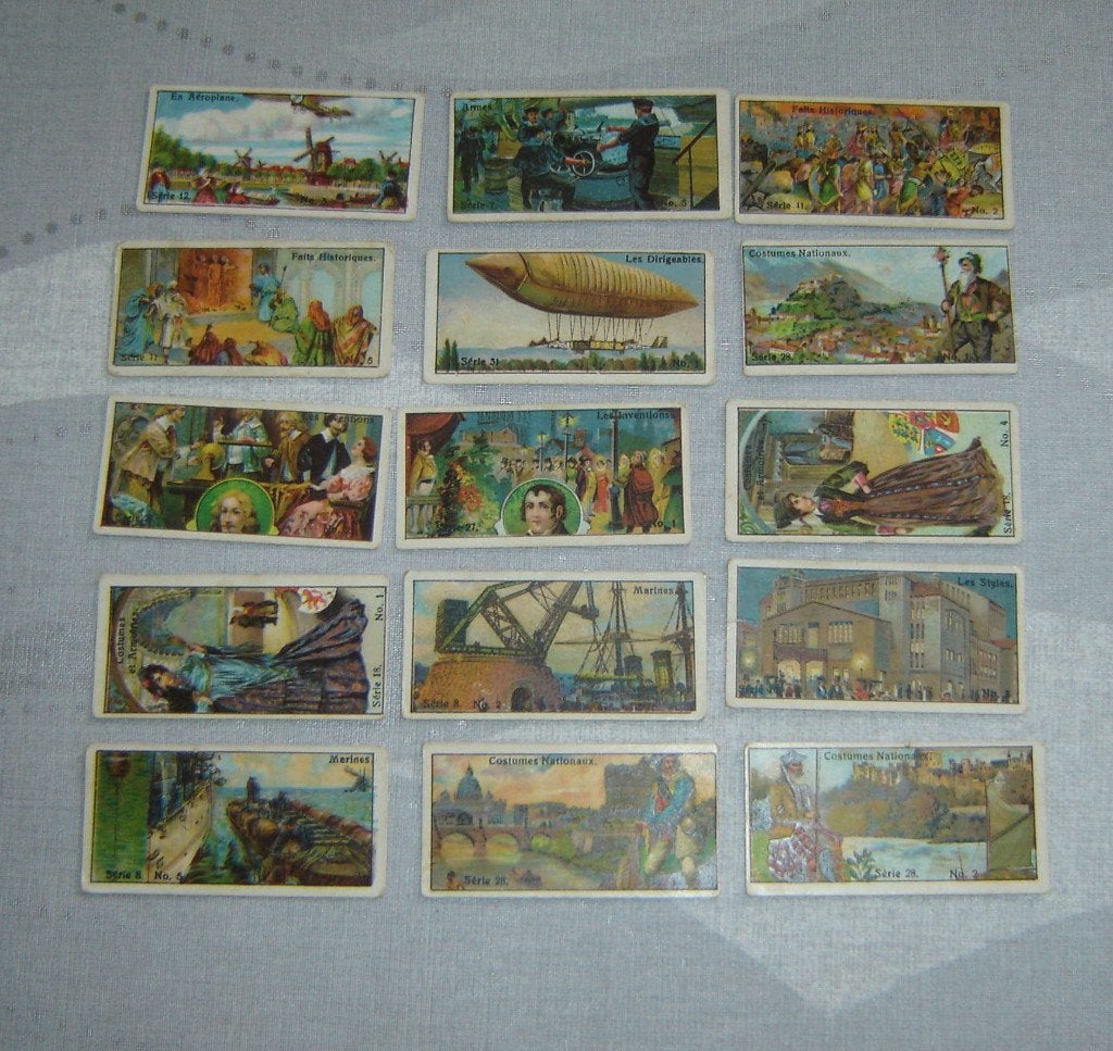 Chromos A.Jacques Chocolate Verviers 15st Coquette, Verzamelen, Foto's en Prenten, Gebruikt, Verzenden, Voor 1940, Prent
