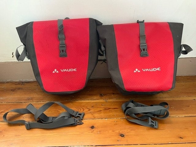 Vaude fietstassen, Fietsen en Brommers, Ophalen, Zo goed als nieuw