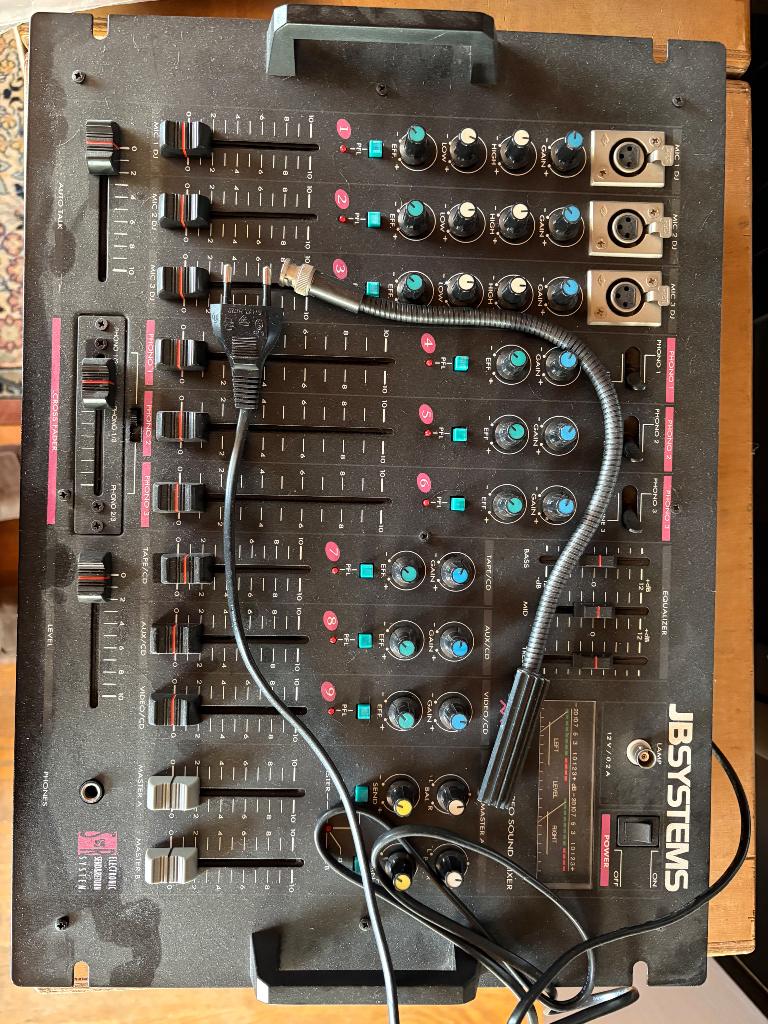 JB Systems LAM 92 mengpaneel., Muziek en Instrumenten, Mengpanelen, Ophalen, Gebruikt, 5 tot 10 kanalen, Microfooningang