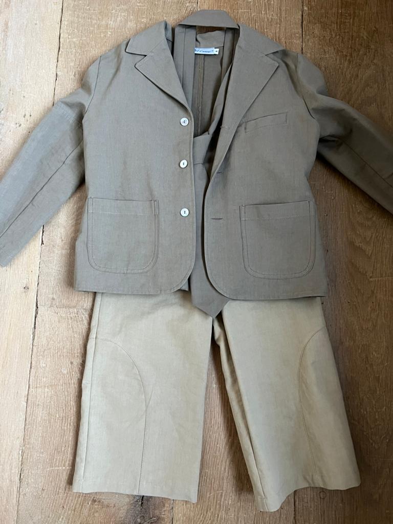 Communie kleding maat 128, Ophalen, Zo goed als nieuw, Setje