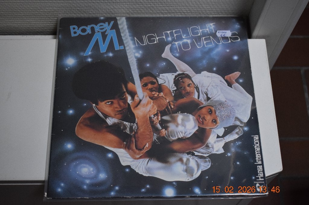 LP : Boney M. - Nightflight to Venus (Disco), Cd's en Dvd's, Vinyl | Overige Vinyl, Beschermende buitenhoes, Ophalen of Verzenden