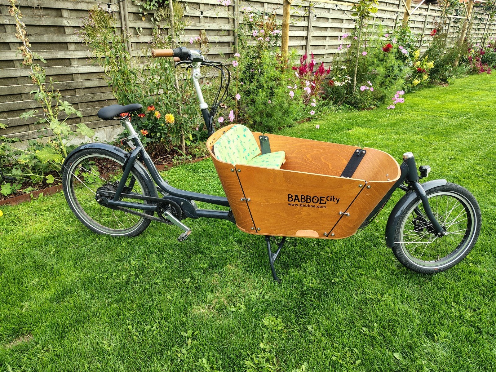 Bakfiets - Familie fiets - Babboe City Mountain - 2025, Fietsen en Brommers, Gebruikt, Elektrisch, 2 kinderen, Schijfrem