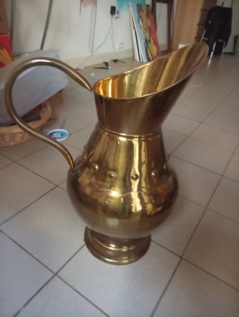 Grande carafe en cuivre, Antiquités & Art, Enlèvement, Cuivre