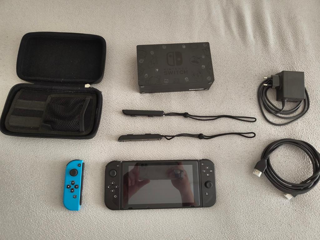 Nintendo Switch + accessoires + Super Mario Maker 2, Enlèvement
