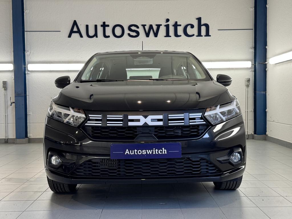 Dacia, Sandero, 1.0 TCe,, Auto's, 91 pk, Zwart, Bedrijf, 5 deurs