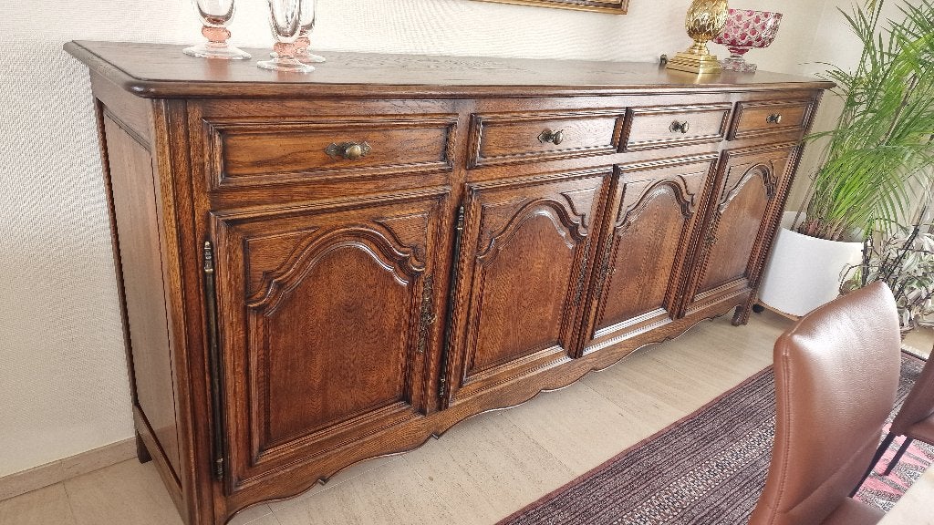 Meuble de buffet,  bar et/ou armoire haute, chêne massif, Enlèvement, Comme neuf, Chêne, Vintage
