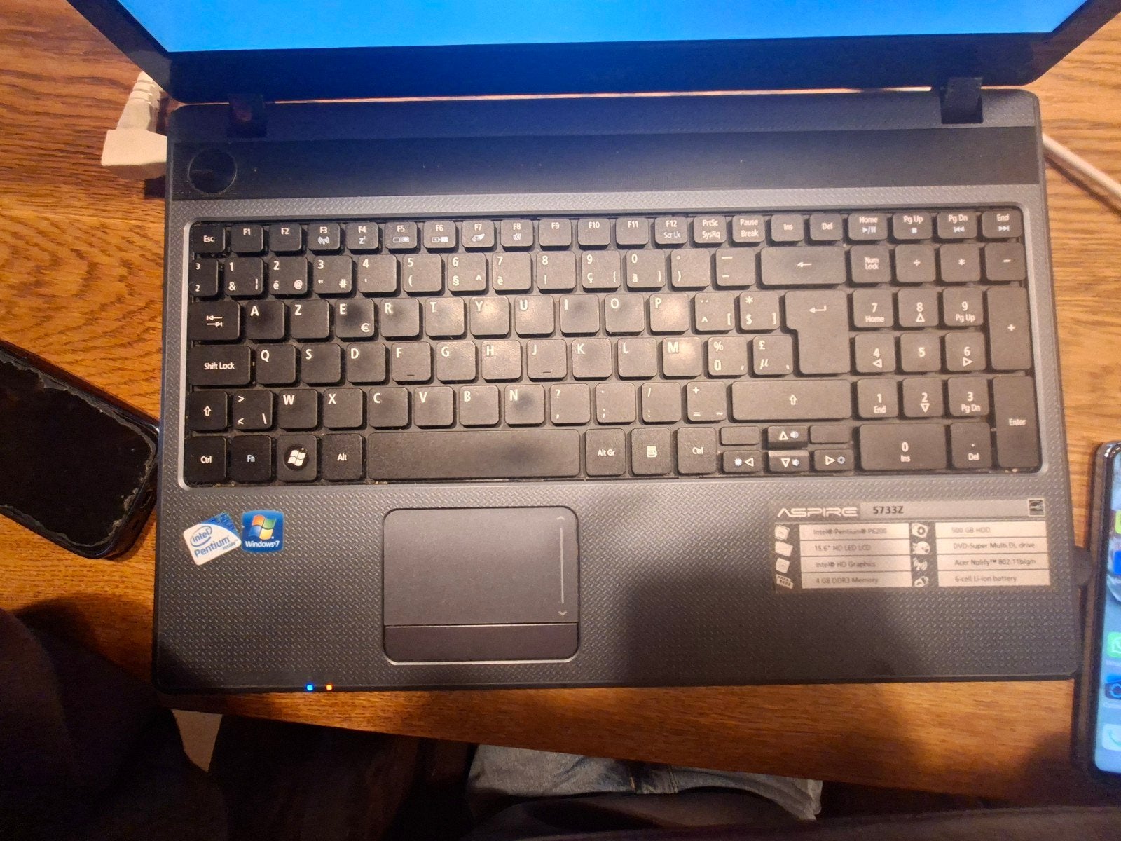 Acer aspire 5733z laptop 15,6", Ophalen, Gebruikt, HDD, 2 tot 3 Ghz