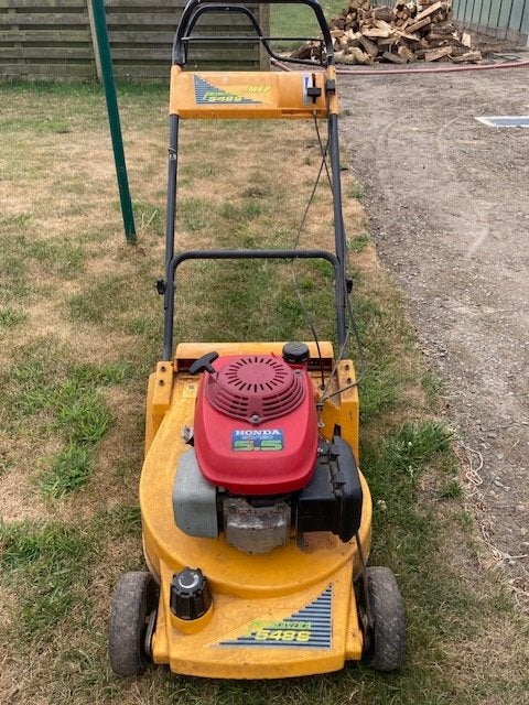 Honda benzine motor, Tuin en Terras, Grasmaaiers, Ophalen, Gebruikt, Benzine-grasmaaier, Honda