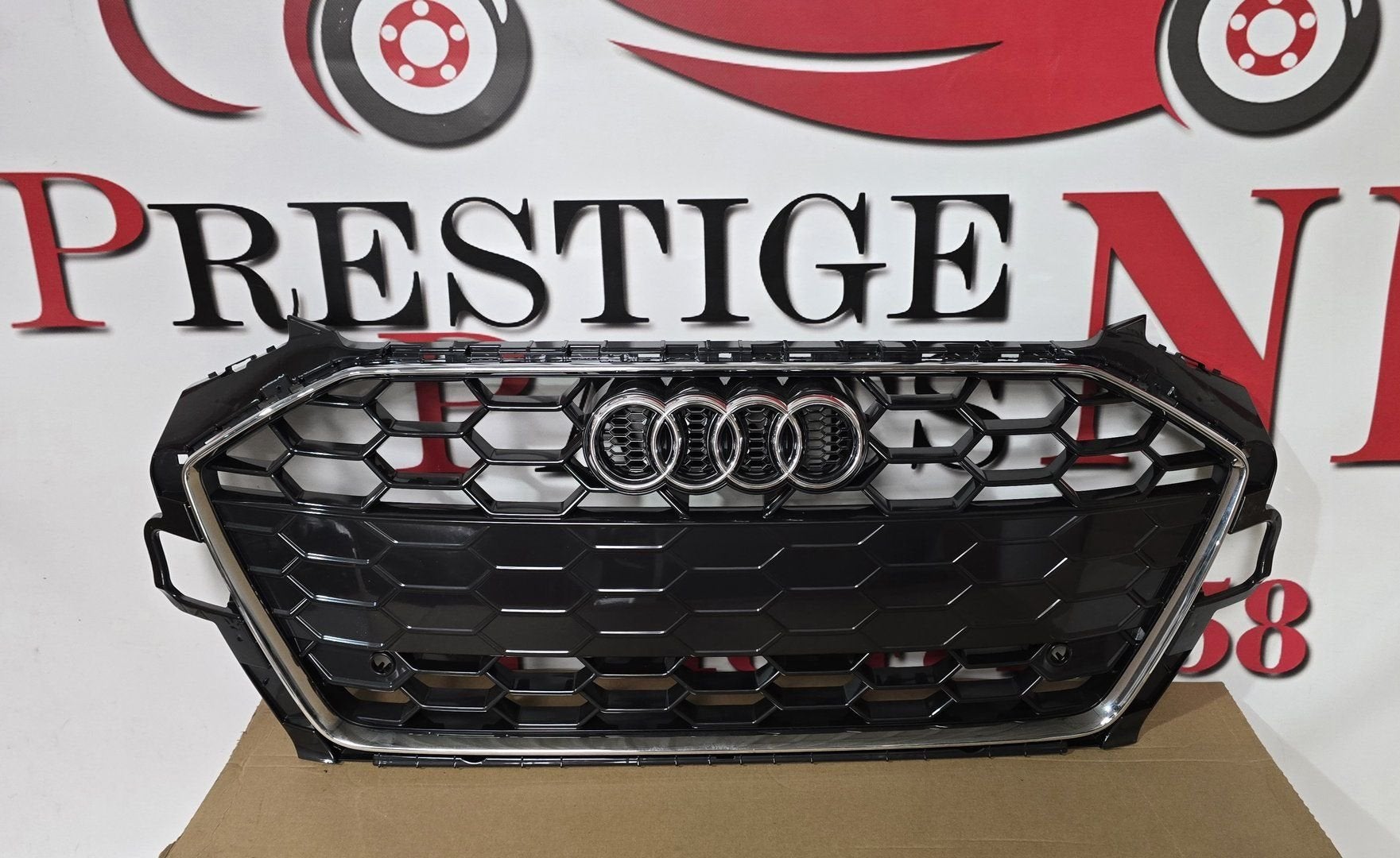 Grill Audi A4 B9 8W S-line Facelift Origineel Grille bj.2019, -, Origine de la pièce connue, Utilisé, -