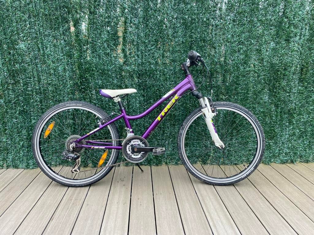 Trek precaliber 24”, Fietsen en Brommers, Ophalen, Velgrem, Versnellingen, Gebruikt