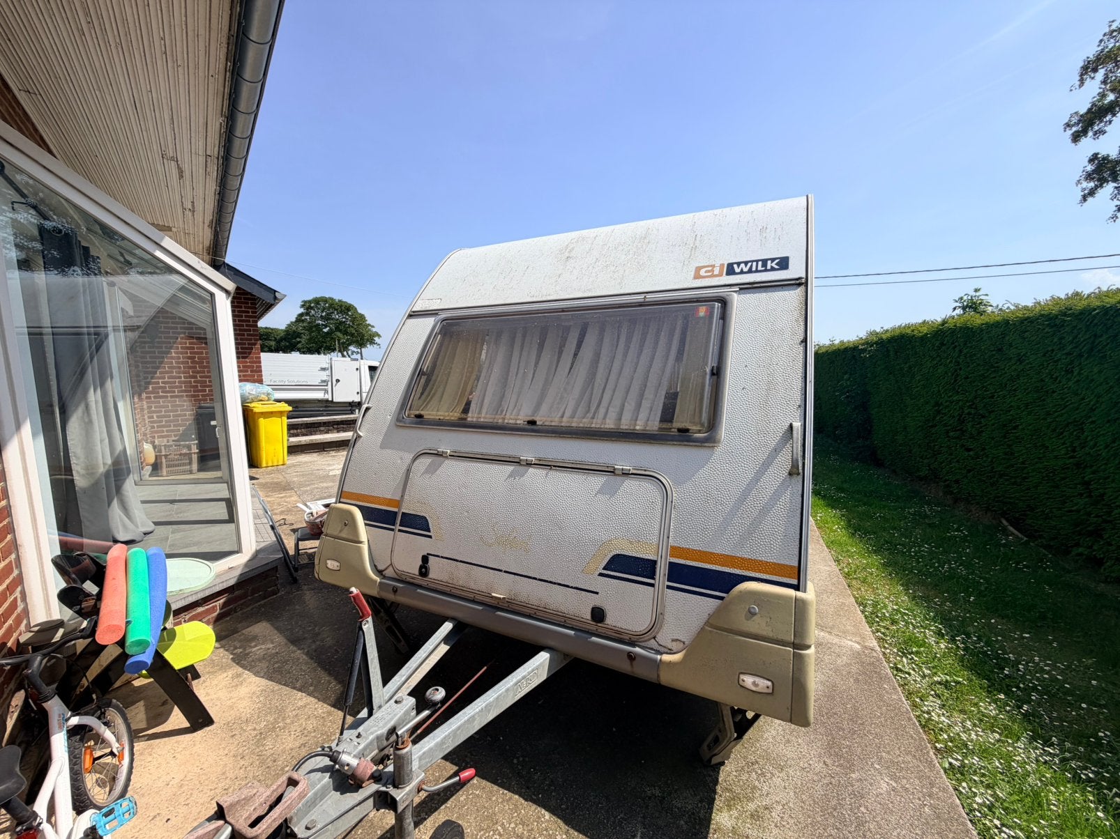 Caravane 6personne, Caravans en Kamperen, Caravans, Vast bed, Hordeur, Particulier, Tot en met 6
