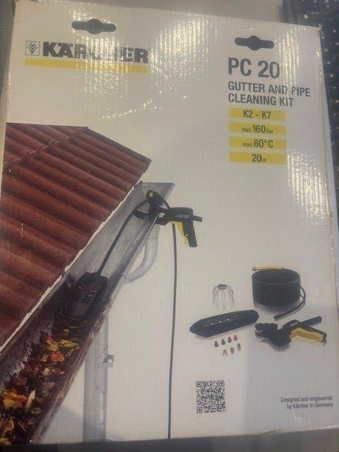 Kärcher PC 20 Dakgoot en Rioolset 20 meter nieuw, Doe-het-zelf en Bouw, Buizen en Afvoer, Ophalen of Verzenden, Nieuw, Dakgoot