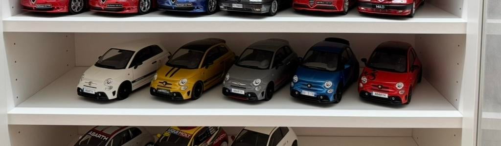 5 Abarth solido 1/18, Hobby & Loisirs créatifs, Voitures miniatures | 1:18, Comme neuf, Solido, Enlèvement ou Envoi