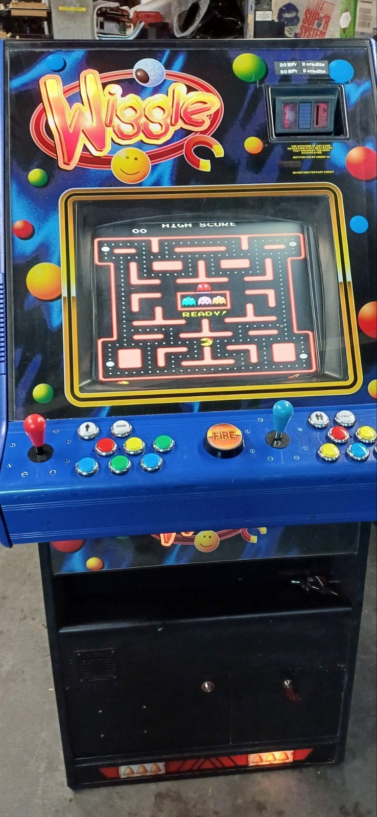 Originele arcadekast jaren 90, Ophalen