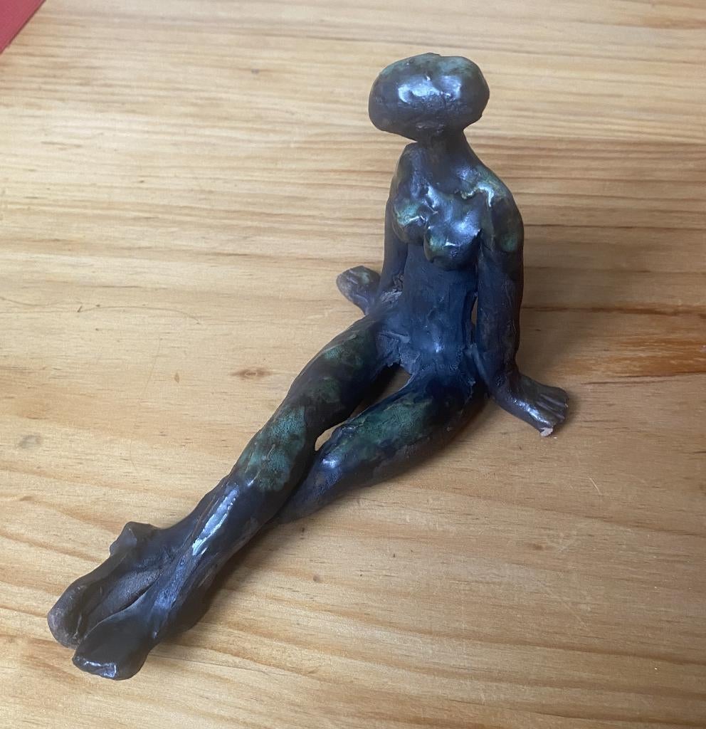 Statuette en bronze (15 cm), Enlèvement ou Envoi, Bronze