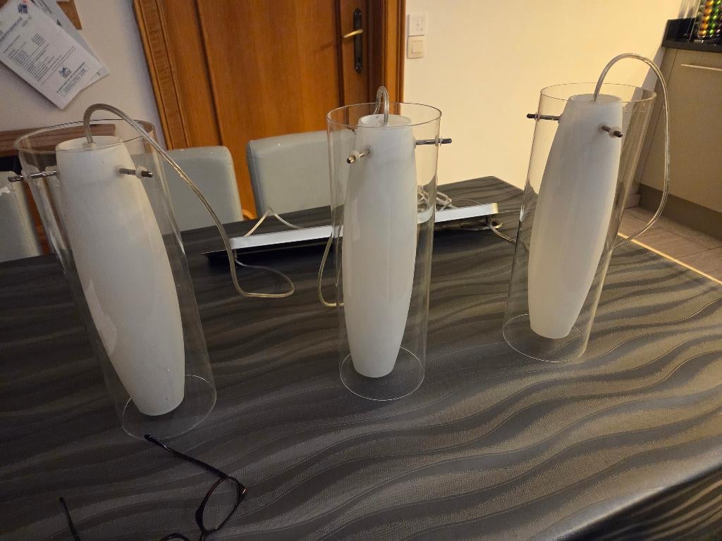 plafondlamp met 3 lichtpunten, Huis en Inrichting, Lampen | Hanglampen, Ophalen, Zo goed als nieuw