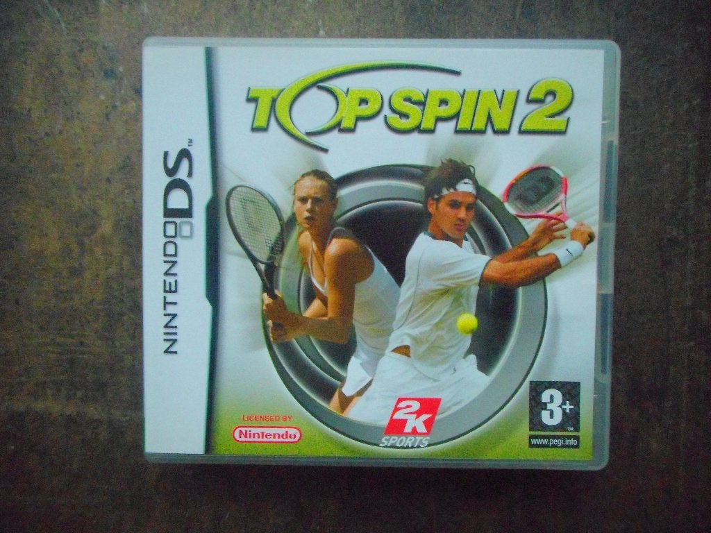 Topspin 2 voor DS (zie foto's), Enlèvement ou Envoi, 1 joueur, Utilisé, À partir de 3 ans