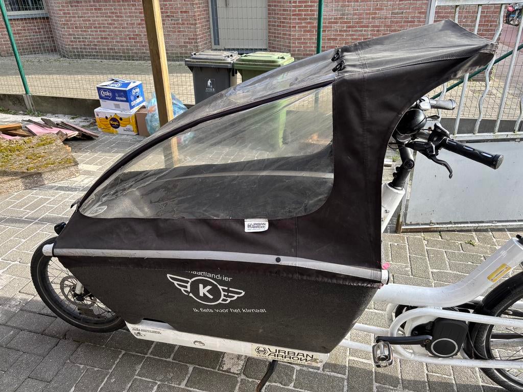 Regenkap voor urban arrow (fiets niet inbegrepen!!!), Ophalen, Gebruikt