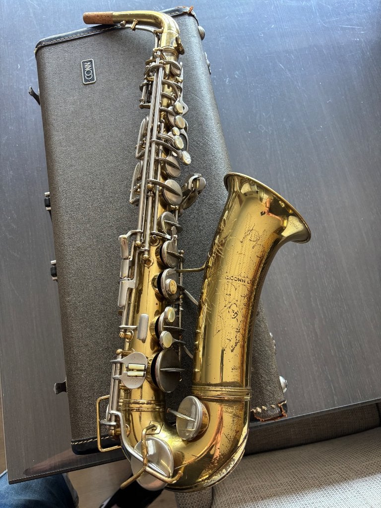 Vintage Conn Ladyface 6M Altsaxofoon, Muziek en Instrumenten, Blaasinstrumenten | Saxofoons, Ophalen of Verzenden, Gebruikt, Alt