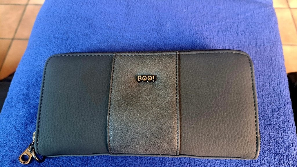 Portefeuille, Boo ! , noir - NOUVEAU, Neuf, Autres marques, Cuir, Enlèvement