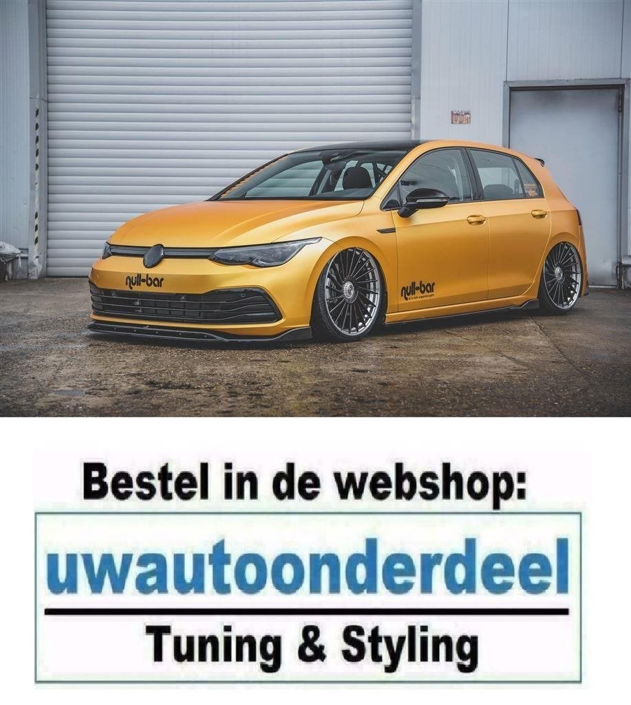 Maxton Design Spoiler Splitter Lip Geschikt Voor Vw Golf 8 T, Verzenden