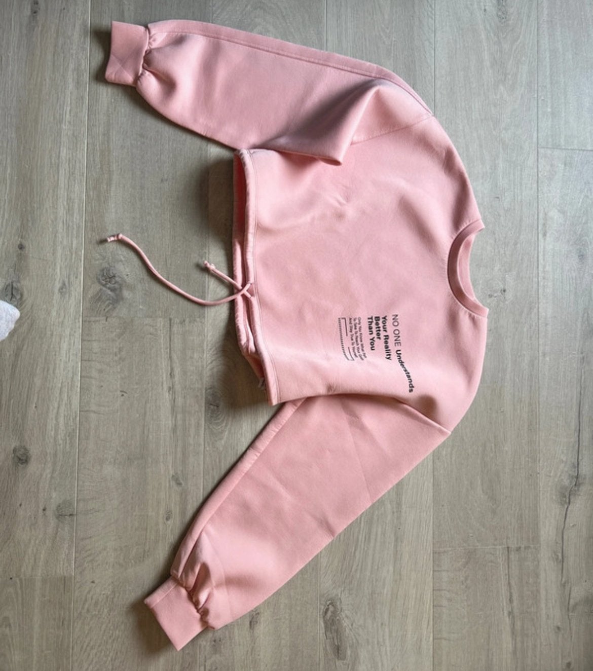 Croptop sweater, Ophalen of Verzenden, Zo goed als nieuw, Maat 38/40 (M), Roze
