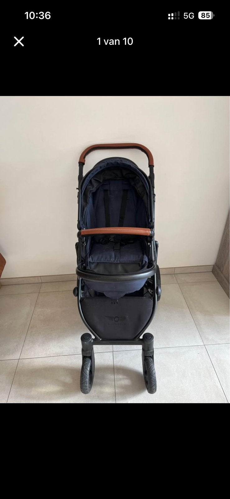 Buggy 3 in 1, wieg buggy en maxi cosi, Autres marques, Poussette combi, Tige de poussée réglable, Enlèvement