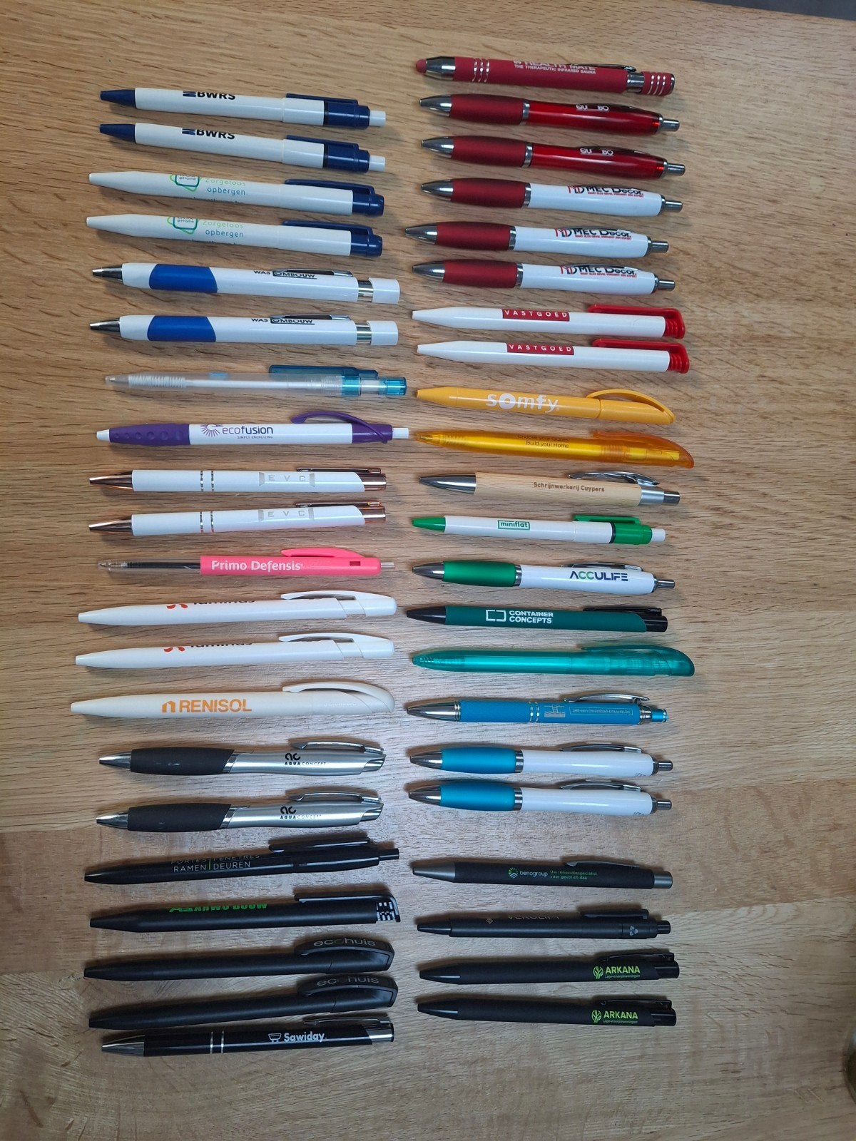 Veel pennen plastic nieuw €0,20, Ophalen, Softgrip, Overige thema's, Overige typen