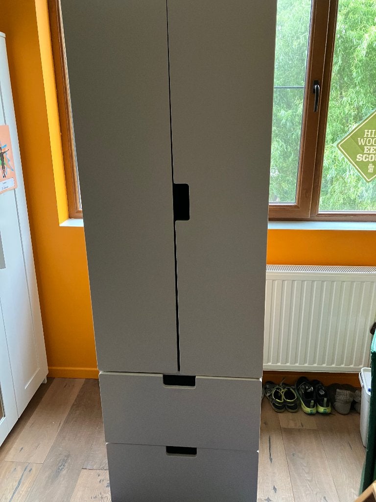 Armoire blanche pour enfants, 105 cm ou plus, Enlèvement, Utilisé, 50 à 70 cm