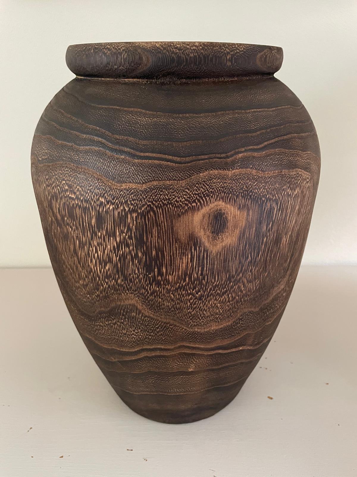 Vase décoratif en bois, Neuf, Enlèvement ou Envoi, Japandi, Bois