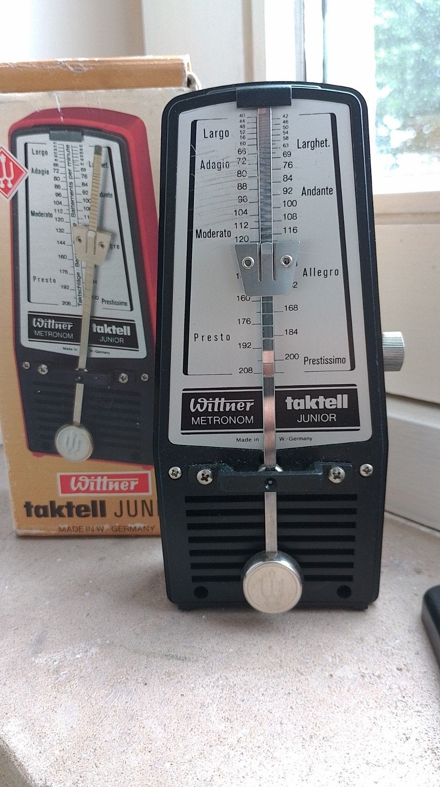 Analoge metronoom Wittner taktell junior, Ophalen of Verzenden