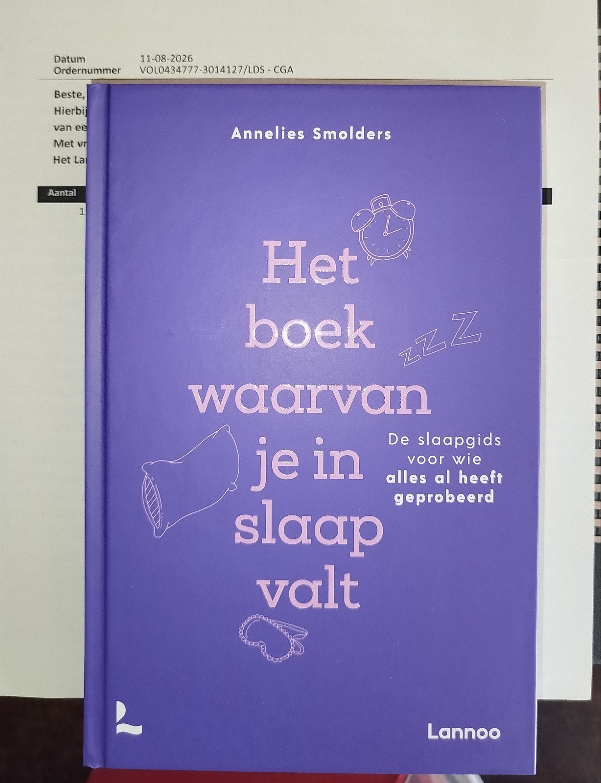 Annelies Smolders - Het boek waarvan je in slaap valt, Ophalen of Verzenden, Annelies Smolders