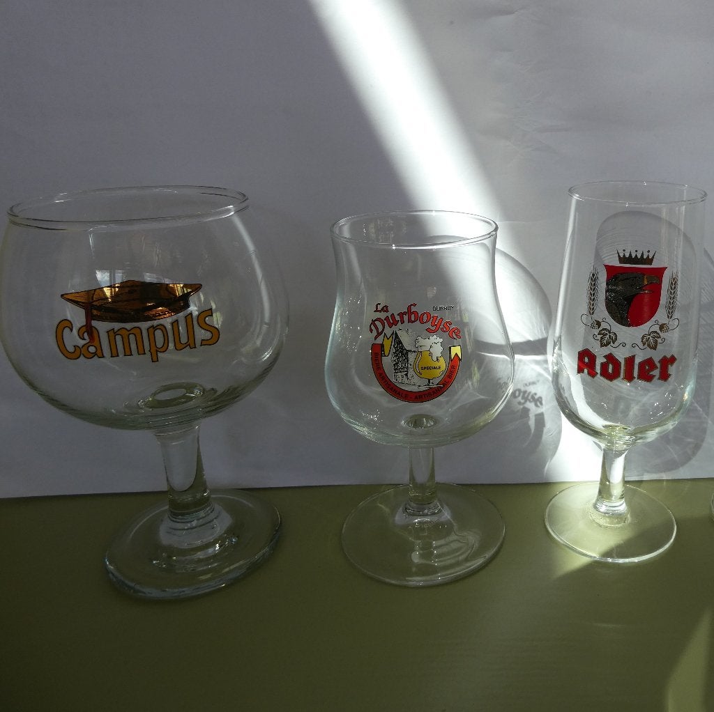 Différents verres à bière, Collections, Verres & Petits Verres, Neuf, Verre à bière, Enlèvement ou Envoi