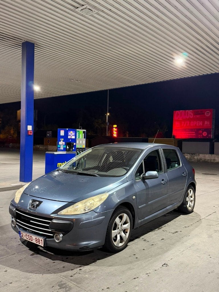 Peugeot 307 1.6 Benzine - Automatische transmissie - 2007, Stof, Zwart, 4 cilinders, 1290 kg
