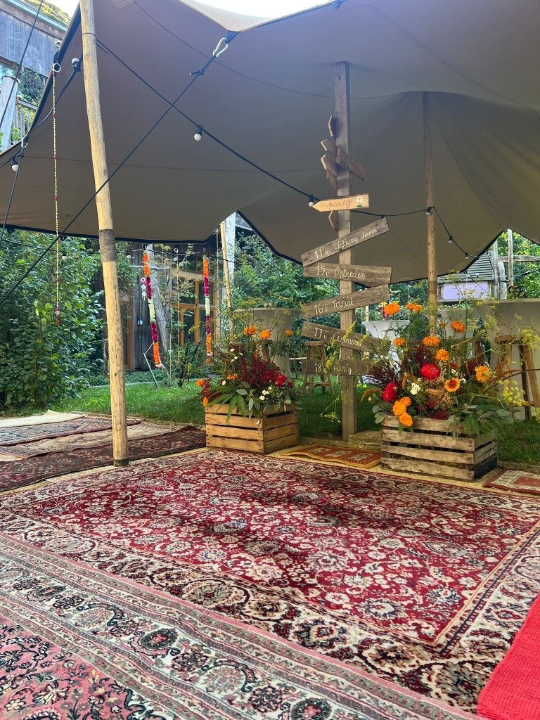 Lot met 15 tapijten (10 groot + 5 klein), Huis en Inrichting, Stoffering | Tapijten en Vloerkleden, Ophalen, Gebruikt, Rood, Bohemian